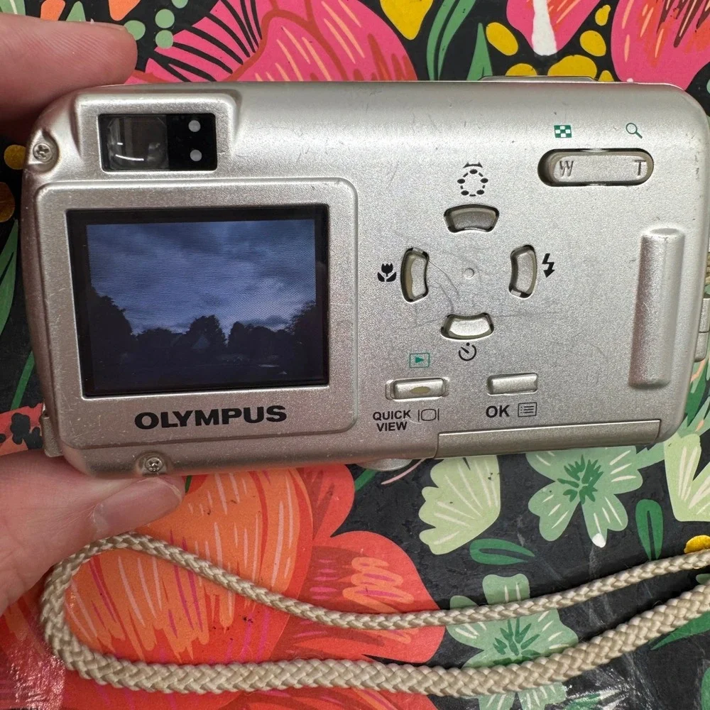 Olympus Stylus 400 Digital 4.0MP Camera Silver All Weather 3x Optical Zoom